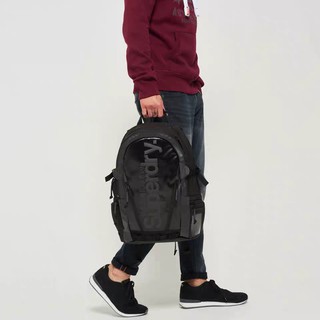 [Mã FATPBAU2 giảm 40K đơn 150K] Balo Chống Thấm Nước Superdry Tarpaulin Classic Black