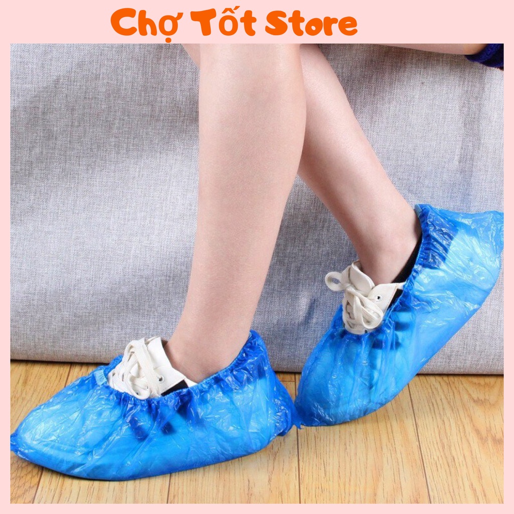 Combo 100 Túi Nylon Bọc Giày Đi Mưa Chống Thấm Nước Bảo Vệ Giày Của Bạn Khỏi Bụi Bẩn 88255 Chợ Tốt Store