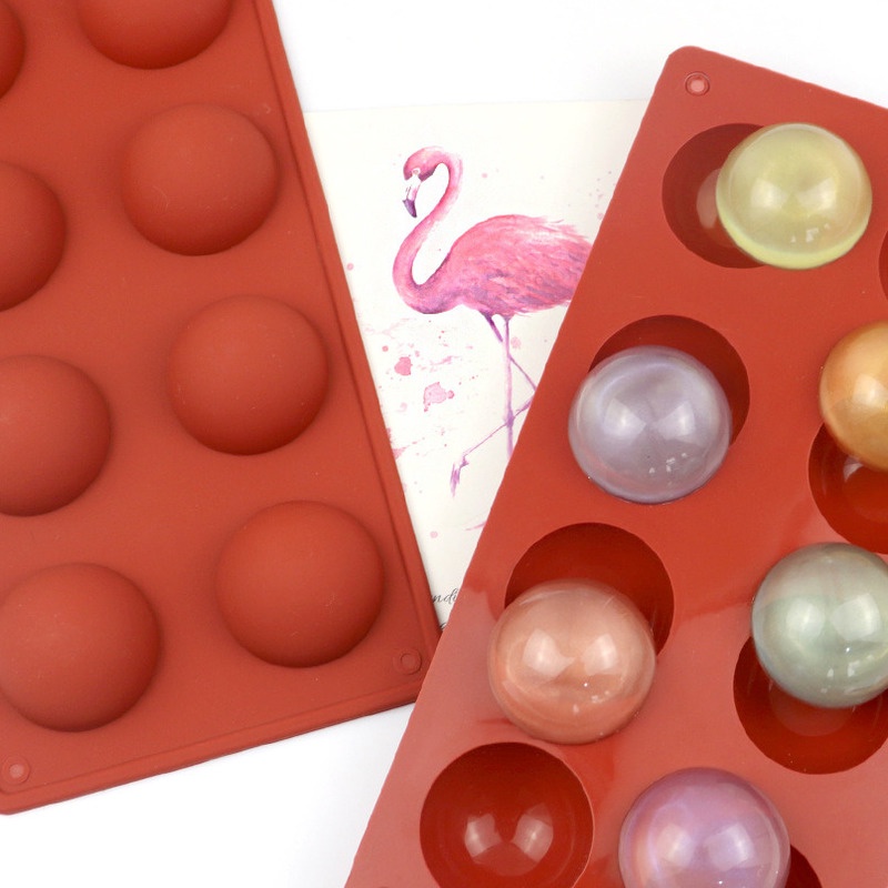 Khuôn Silicone Làm Bánh Hình Bán Cầu 3D Độc Đáo