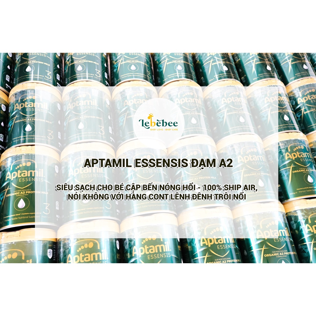 Sữa Aptamil Essensis Organic A2 Protein ÚC (Hộp thiếc 900g)