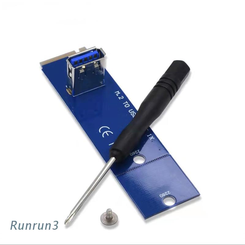 Thẻ chuyển đổi NGFF M.2 sang USB 3.0 M2 M sang USB3.0 PCI-E 1x sang 16x cho Bitcoin Litecoin Miner