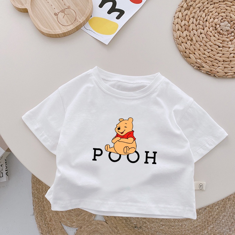 Áo thun cho bé trai, bé gái mùa hè 0 đến 4 tuổi họa tiết hoạt hình ATTE115