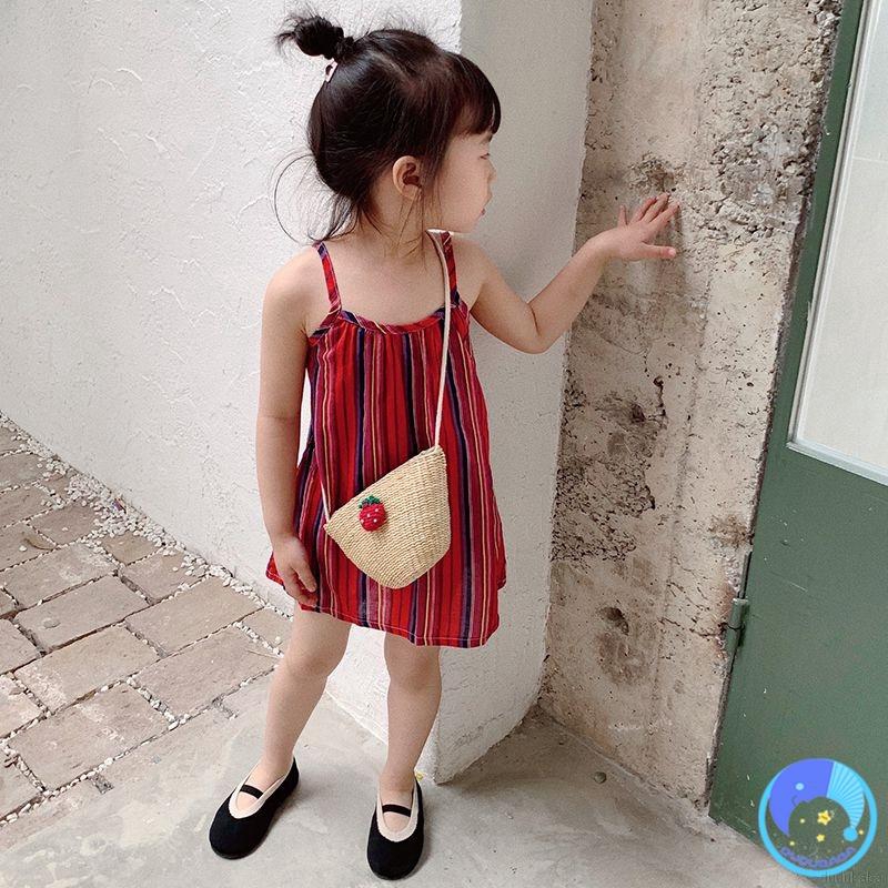 Đầm bé gái 1-7 tuổi in họa tiết da báo