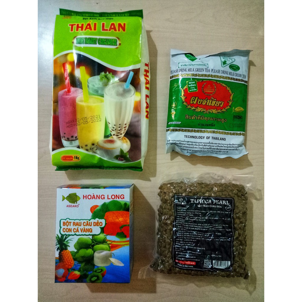 Trân Châu Đen Nguyên Liệu Làm Trà Sữa Thái 1 Kg