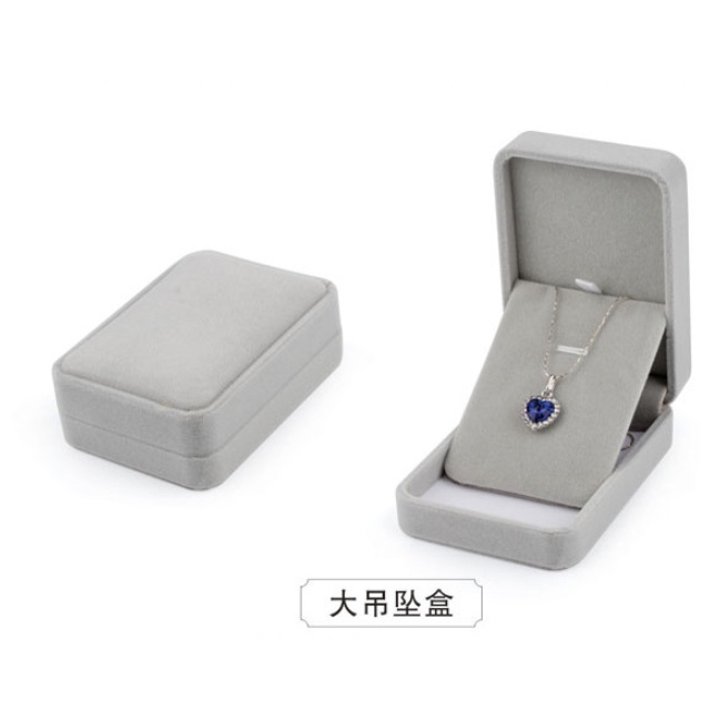 Hộp nhung đựng trang sức đựng mặt dây chuyền, vòng tay bọc nhung sang trọng