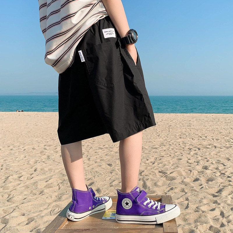 [Babycat] Hàng Có Sẵn Quần Short Mỏng Dáng Rộng Phong Cách Nhật Bản Hàn Quốc Thời Trang Mùa Hè Dành Cho Bé Trai