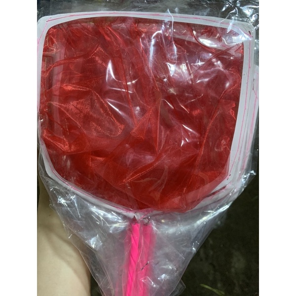 VỢT BẮT CÁ CÁN HỒNG CÁN XANH ĐỦ SIZE ]