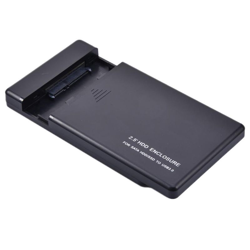 Vỏ đựng ổ cứng ngoài HDD màu đen 2.5 Inch USB 2.0/3.0/3.1 Type-C cho PC Notebook