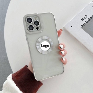 Ốp Điện Thoại Kính Cường Lực Trong Suốt Viền Silicon Cho iPhone X XS Max XR 7 8 Plus SE 2020 2022 SE3