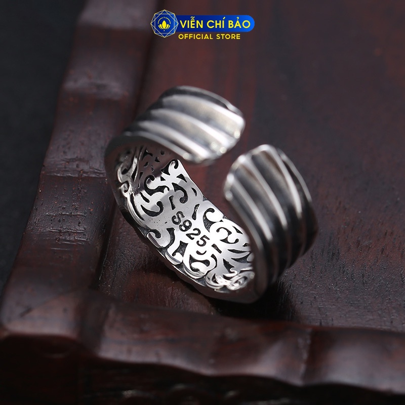 Nhẫn bạc nam Thiên Nhãn chất liệu bạc Thái 925 thời trang phụ kiện trang sức Viễn Chí Bảo N101142