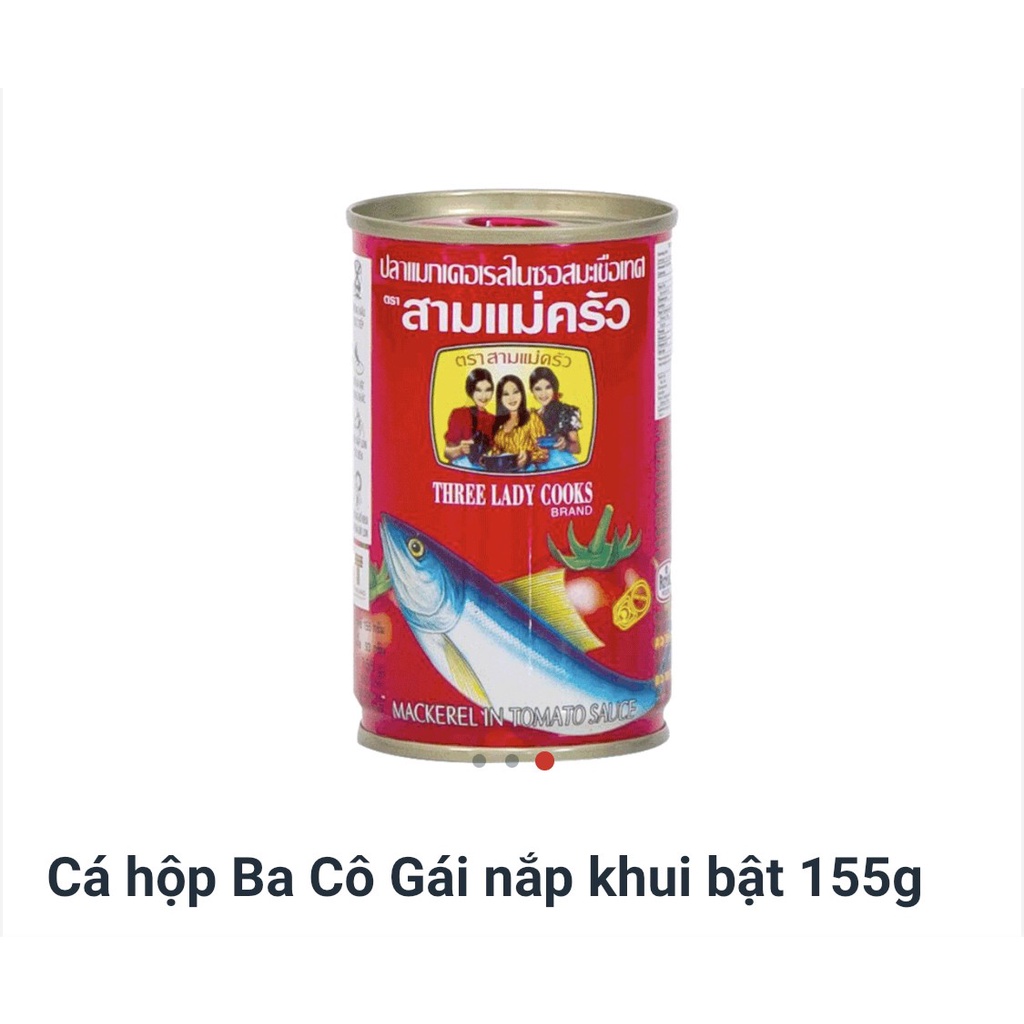 Cá Hộp Ba Cô Gái Nắp Khui Bật 155G