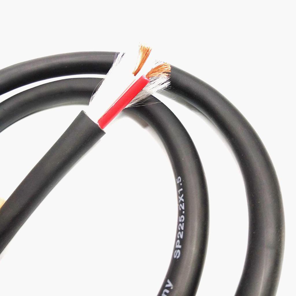 Dây loa sommer Đức 2 lõi dây đồng nguyên chất có 2 loại kích thước 1