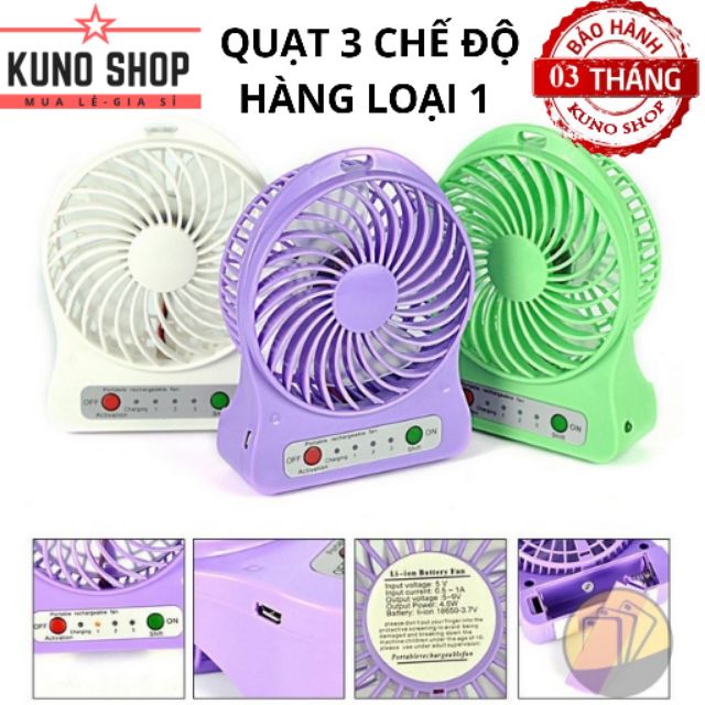 [HÀNG LOẠI 1]QUẠT SẠC MINI SIÊU TỐC 3 CHẾ ĐỘ CỰC MÁT.