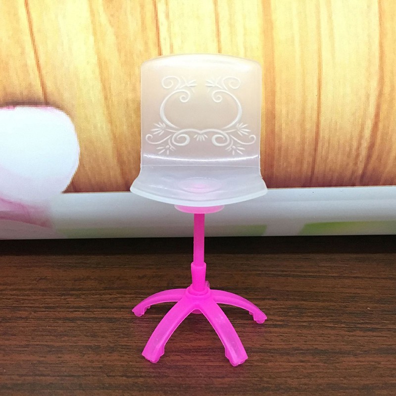 Bộ 4 Mô Hình Ghế Mini Trang Trí Nhà Búp Bê Xinh Xắn