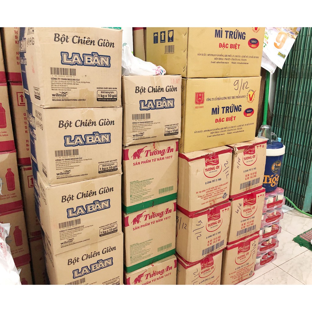 Bột chiên giòn, bột chiên mực, bột chiên gà, bột chiên hiệu La Bàn 1kg