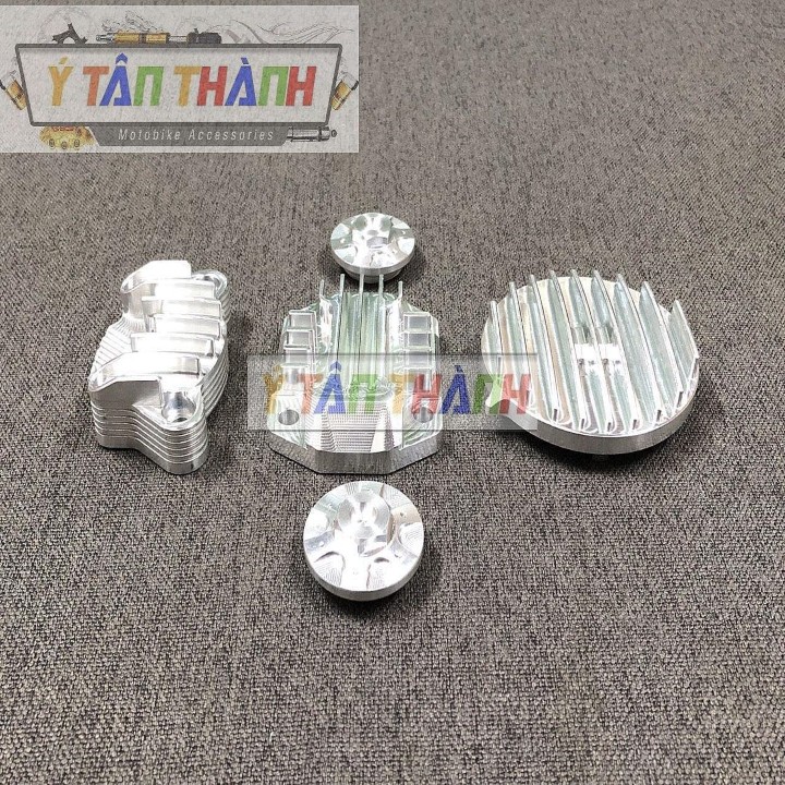 nắp đầu bò nhôm cnc cho wave nhỏ 0318