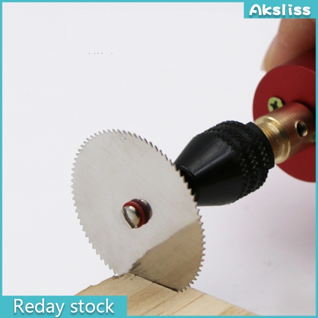 Set 6 Đĩa Cắt Kim Loại Kèm 1 Trục Cho Máy Cắt Dremel 16 18 22 25 32mm