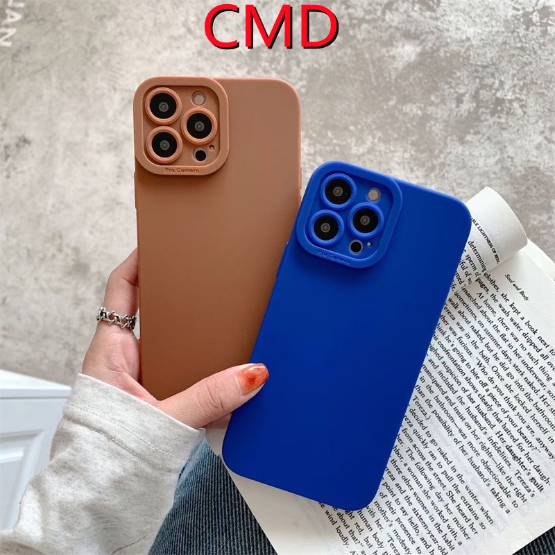 Ốp điện thoại cạnh vuông bảo vệ camera cho iphone 6/6s/7/8 plus/x/xr/xs/11/12/pro/promax