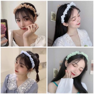 BỜM TÓC HOA CÚC, CHẤM BI ĐỦ MÀU LUNG LINH LẤP LÁNH