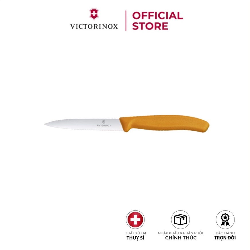 Dao bếp Victorinox Swiss Classic Paring Knife màu cam 10cm 6.7736.L9