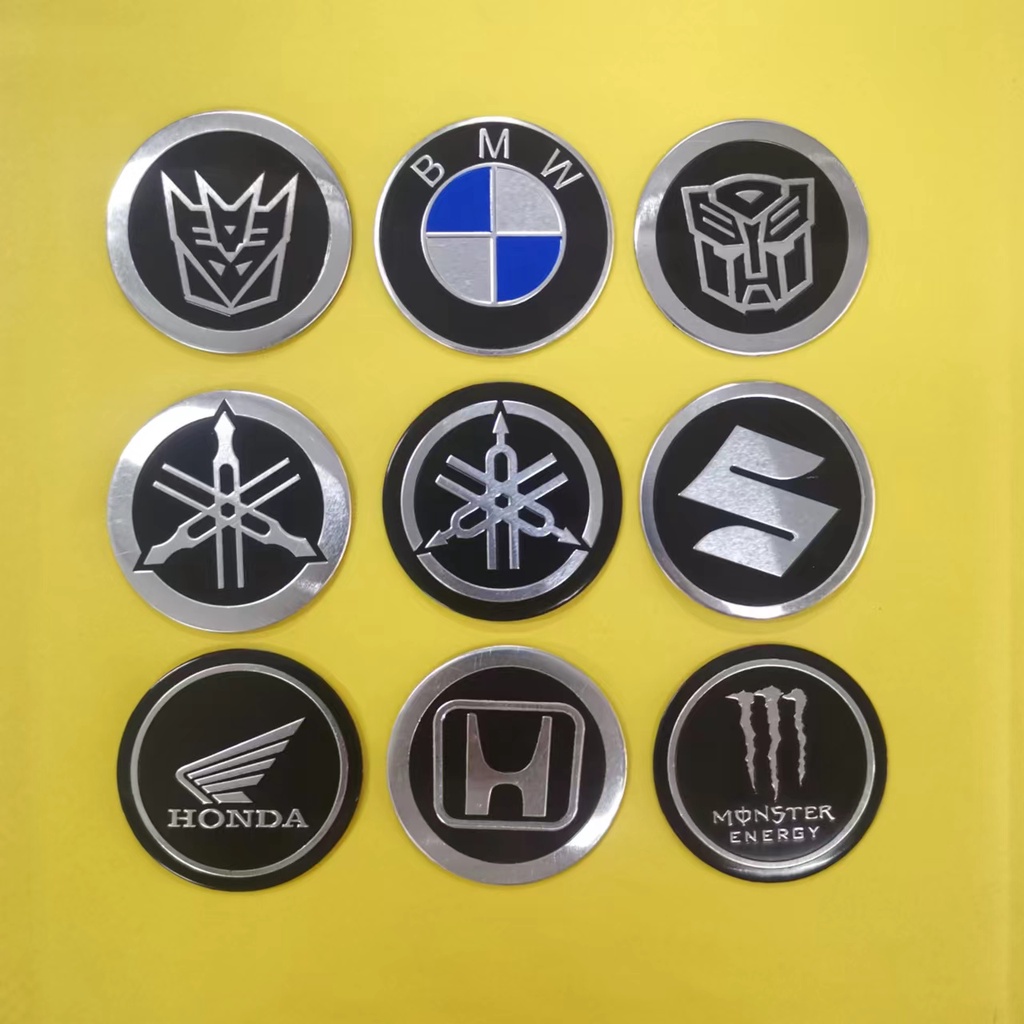 Logo Bằng Nhôm Cứng Trang Trí Xe Mô Tô Yamaha Honda