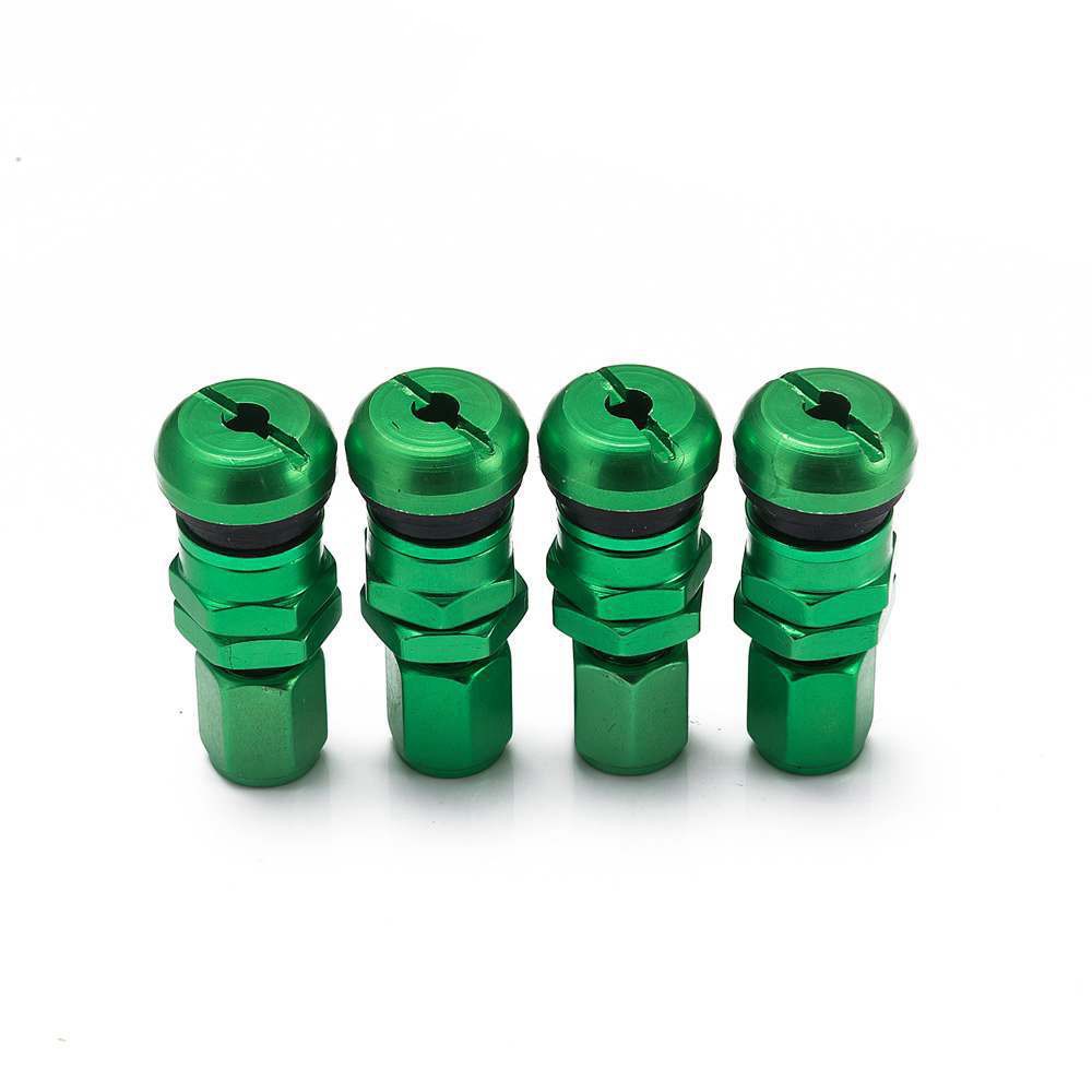 Set 4 Nắp Van Lốp Xe Ô Tô Bằng Nhôm