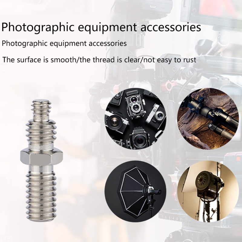 Bộ Ốc Vít Chuyển Đổi 1 / 4 Sang 3 / 8 Tháo Gỡ Nhanh Cho Giá Đỡ Ba Chân Đầu Tròn