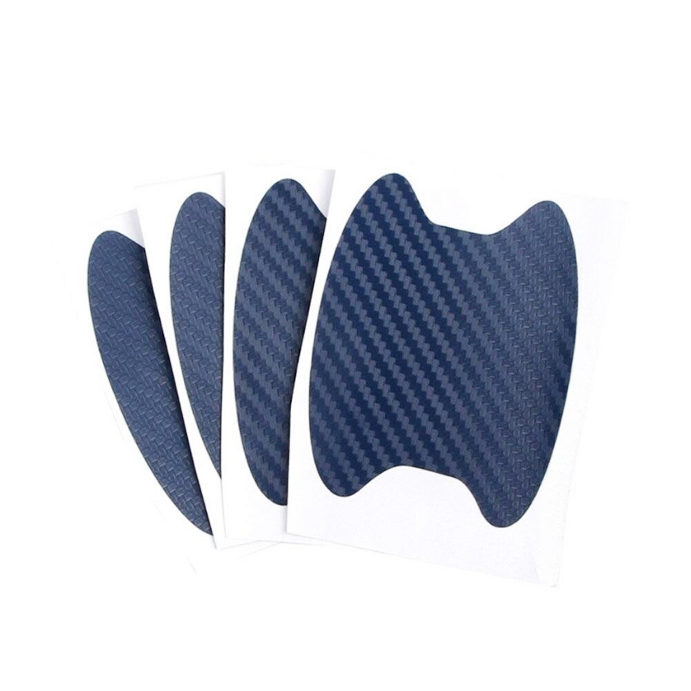 Bộ 4 Miếng Dán Tay Nắm Cửa Xe Hơi Chống Trầy Xước Bằng Sợi Carbon Miếng dán bảo vệ tay nắm cửa xe hơi bằng sợi carbon chất lượng cao
