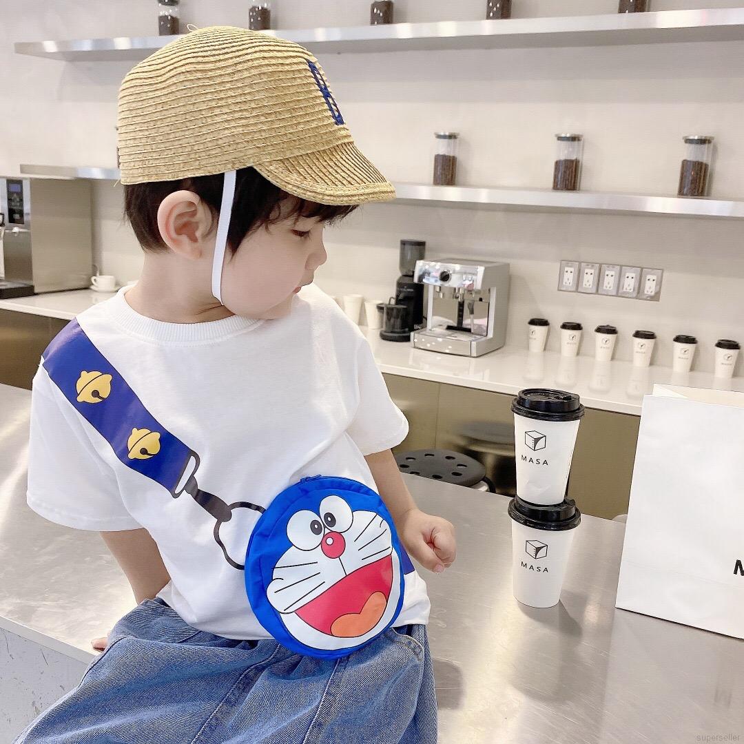 Áo Thun Tay Ngắn Họa Tiết Hoạt Hình Đáng Yêu Dành Cho Bé 1-6 Tuổi