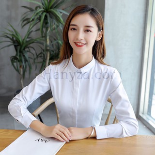Áo Sơ Mi Nữ Dấu Cúc Cổ Đức H-8531