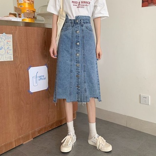 Order váy jeans bigsize dáng dài chữ A
