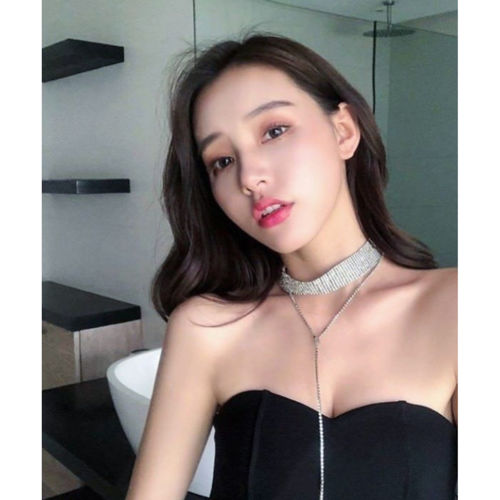 Vòng chocker đá 2 tầng cá tính cho bạn gái