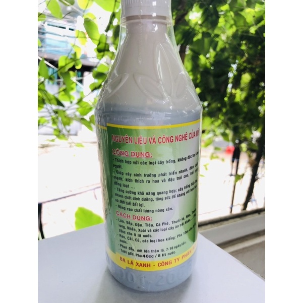Phân Bón Lá Ba Lá Xanh 16-16-8 TE 500ml