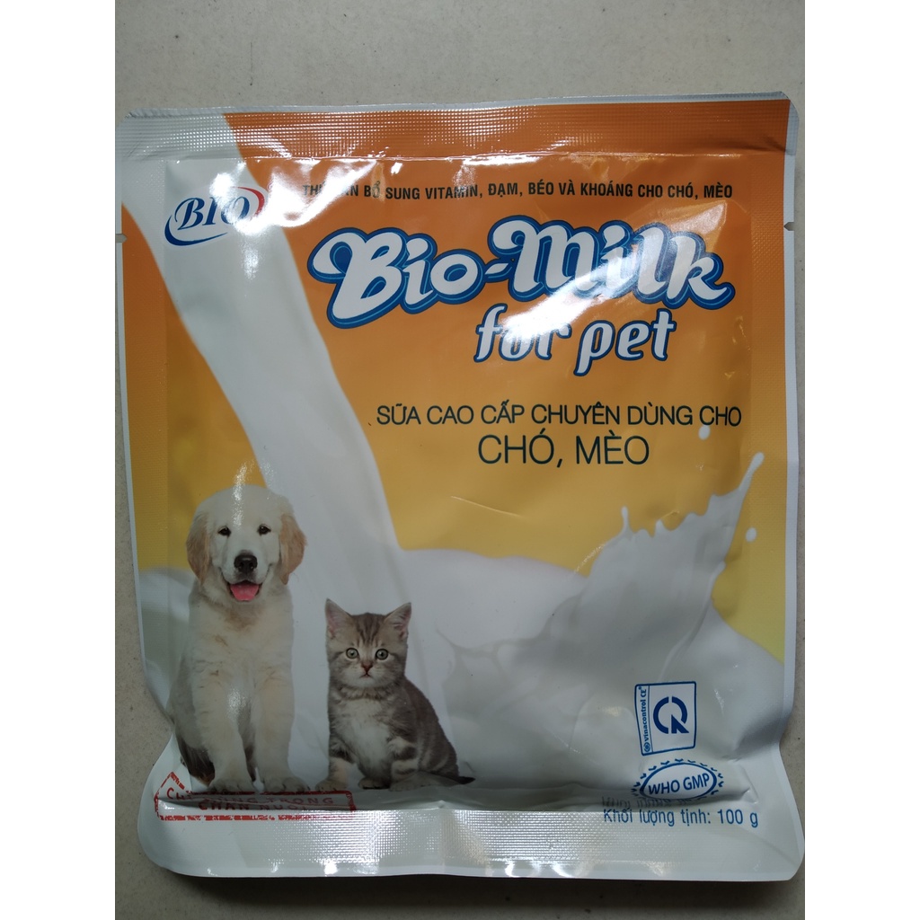Sữa cao cấp dành cho Chó Mèo Bio Milk 100 gam