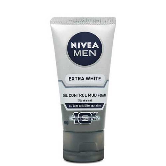 Sữa rửa mặt Nivea Men Extra White