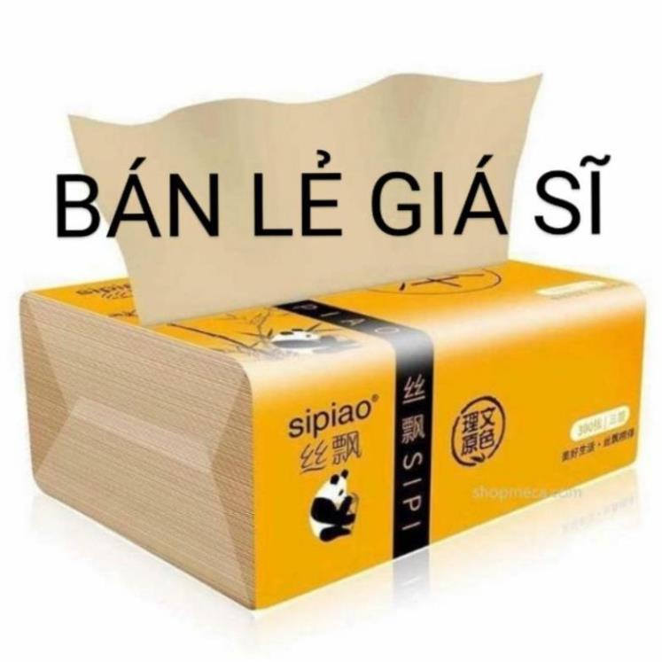 Bán lẻ 1 gói - Khăn Giấy ăn gấu trúc Sipiao - Hàng chuẩn Loại 01