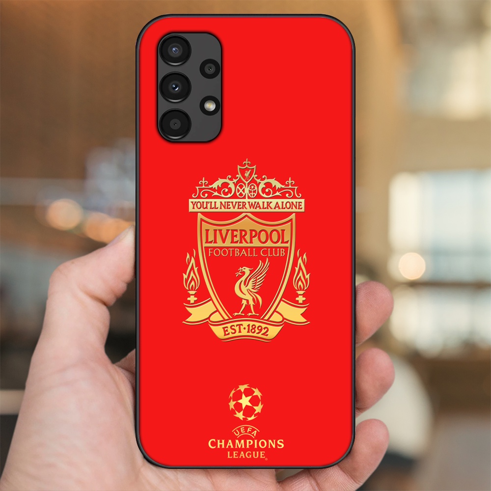Ốp lưng Samsung A13, A32 4G, A32 5G, A33 5G viền đen in hình Liverpool FC