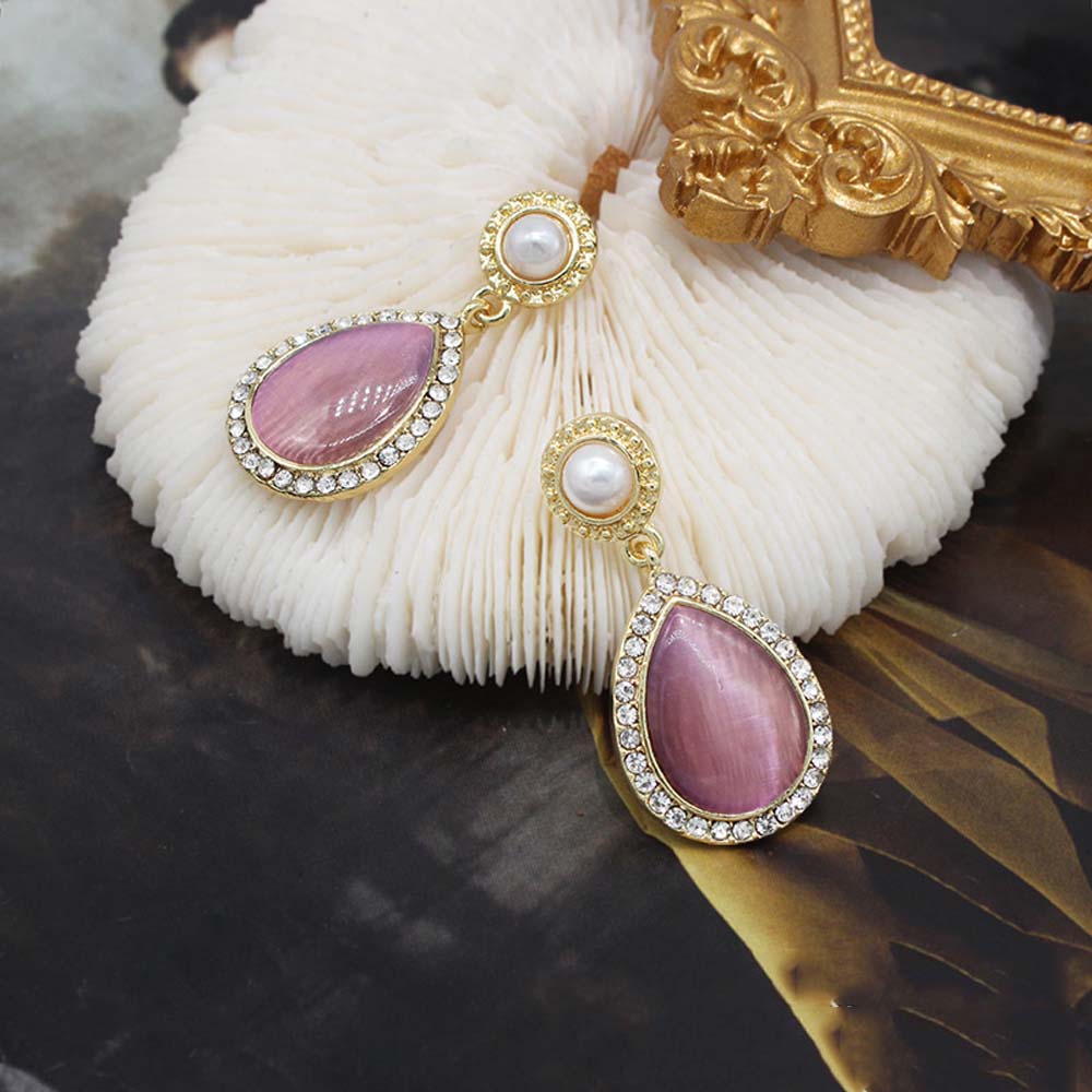 Hoa Tai Đính Đá Thời Trang Dành Cho Nữ