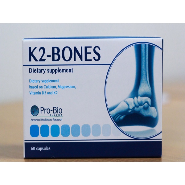 K2 Bones Hộp 60 Viên – Bổ Sung Canxi Và Khoáng Chất