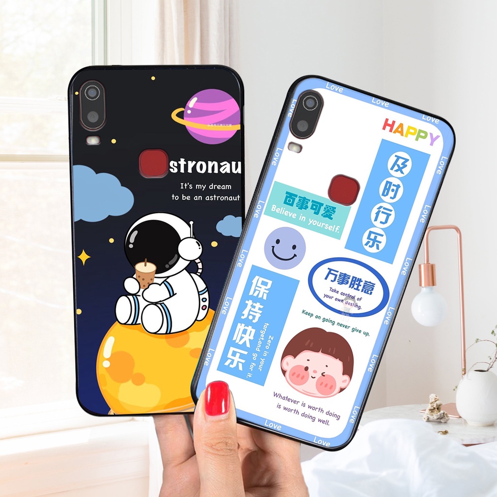 Ốp lưng Vivo Y11 in hình 3D GẤU cute be@r, soda, happy day cực hot ,thời thượng