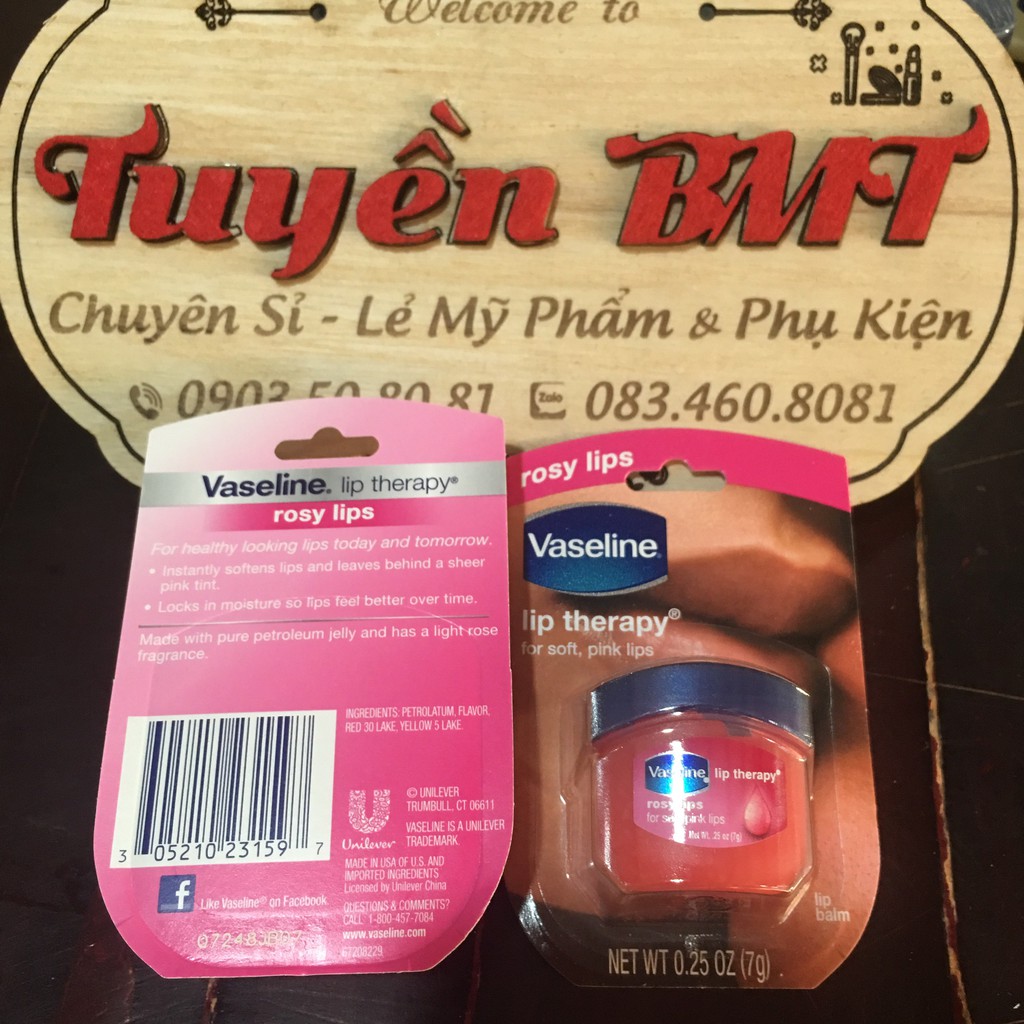 7gr Sáp dưỡng môi VaselineLip Therapy