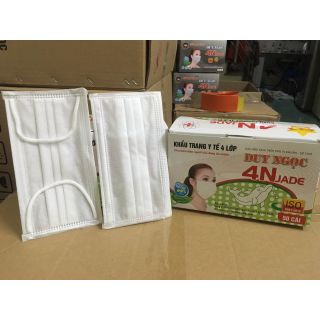 Hộp 50 chiếc khẩu trang y tế 4 lớp đủ màu duy ngọc