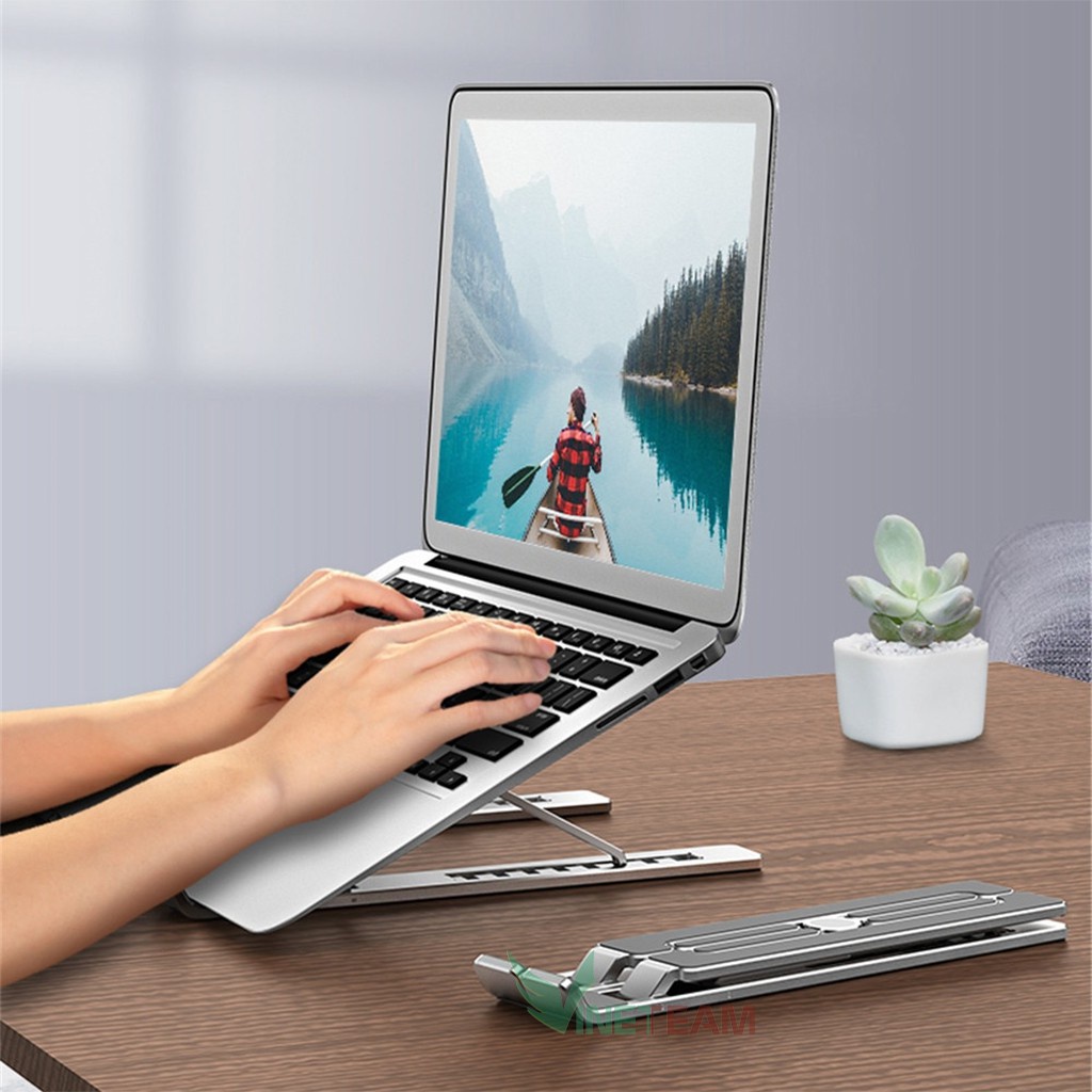 Đế tản nhiệt siêu nhỏ gọn cho Macbook ✔Giá đỡ laptop chất liệu hợp kim nhôm cao cấp ✔Mẫu mới nhất 2020 -dc4175