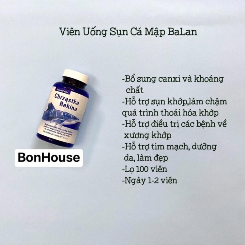 HỘP SỤN REKINA NỘI ĐỊA BA LAN 100 VIÊN BỔ XƯƠNG KHỚP