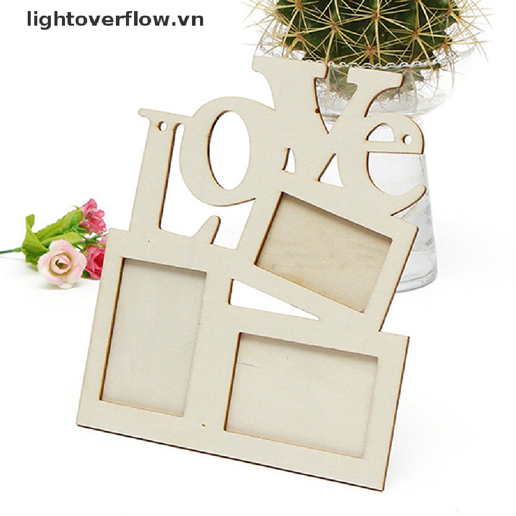 Khung Ảnh Rỗng Hình Trái Tim Trang Trí Nhà Cửa DIY