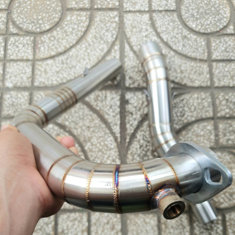 Cổ pô Tăng EXCITER WINER SONIC RAIDER SATRIA GSX Cổ 38 51ly gắn pô lon.