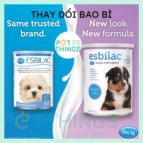 Sữa Esbilac Mỹ cho Chó mẹ &amp; chó con 150g / sữa Dê Goat Milk / sữa nước pha sẵn