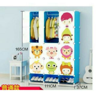 Tủ nhựa ghép 12 ô +3 ô dày