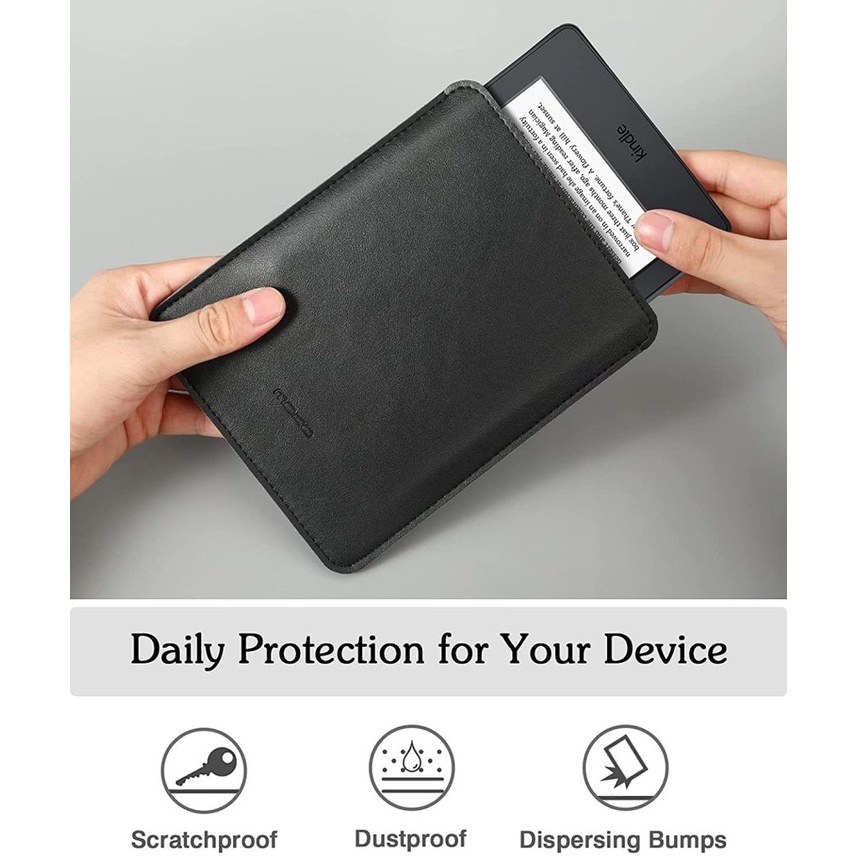 Túi Da PU Mềm Siêu Mỏng Chống Trầy Cho Kindle Voyage Kindle Paperwhite 11th Gen 2021 & Kindle 2019
