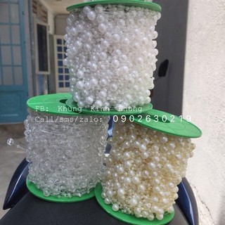 Cuộn cườm 60 mét ( cuộn dây hạt trai)